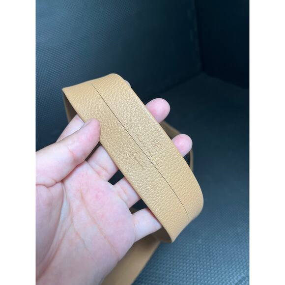 B-Low The Belt Mia Peanut Butter Brown Vegan Leather Belt Women's One Size - Picture 6 of 8